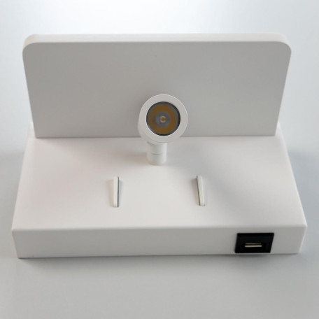 Светильник поворотный Citilux Декарт CL704370 LED USB Qi белый - миниатюра 4