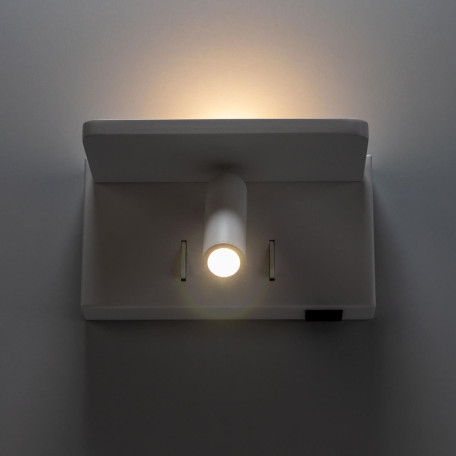Светильник поворотный Citilux Декарт CL704370 LED USB Qi белый - миниатюра 6