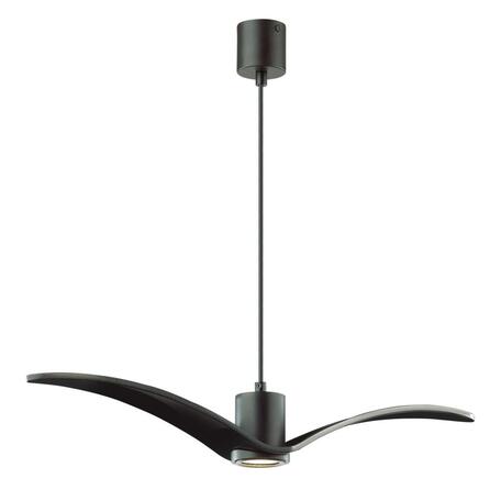 Светильник Odeon Light Birds 4902/1A, 1xGU10x5W, черный, металл, стекло с металлом, металл со стеклом