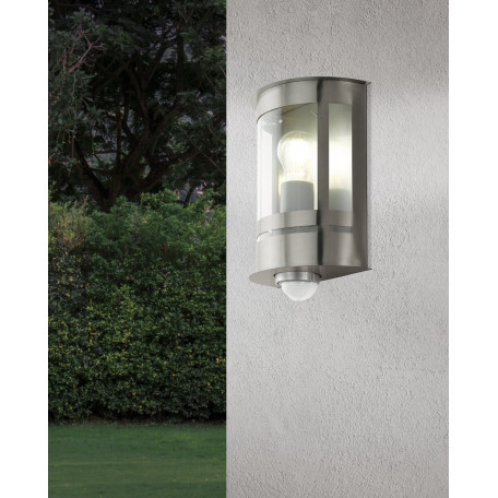 Настенный светильник Eglo Tribano 97284, IP44, 1xE27x60W, прозрачный, сталь, металл с пластиком - миниатюра 2