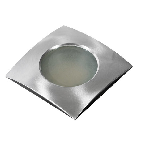 Встраиваемый светильник Azzardo Ezio AZ0811, IP54, 1xGU10x50W, серебро, металл