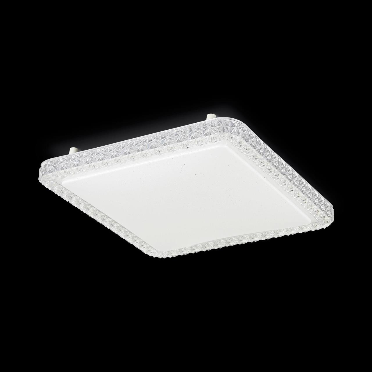 Потолочный светодиодный светильник Citilux Кристалино Слим CL715K360, LED 36W 3000K 2700lm, белый, металл, пластик - фото 3