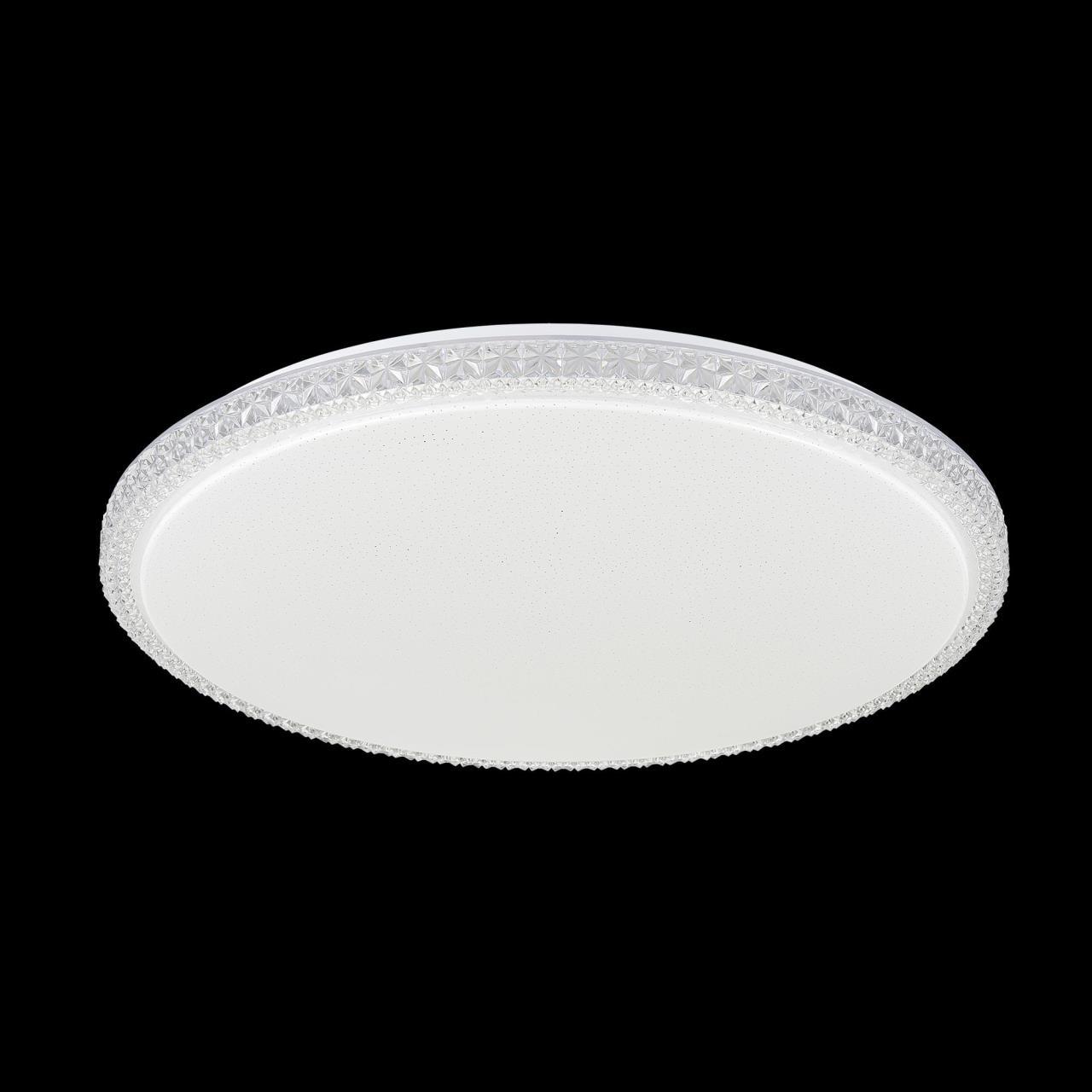 Потолочный светодиодный светильник Citilux Кристалино Слим CL715R720, LED 72W 3000K 5400lm, белый, металл, пластик - фото 3
