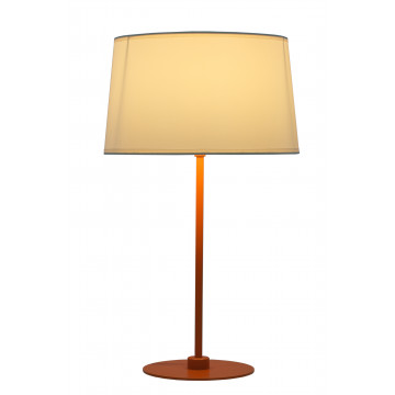 Настольная лампа Topdecor Fiora T1 17 04, 1xE27x60W, оранжевый, бежевый, металл, пластик