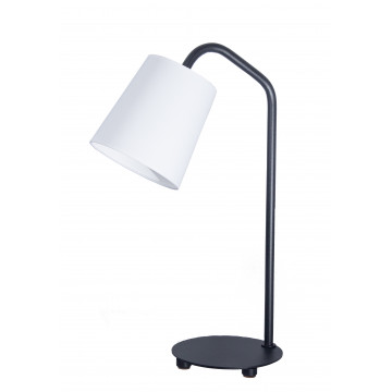 Настольная лампа Topdecor Flamingo T1 12 01, 1xE14x60W, черный, белый, металл, текстиль - миниатюра 2