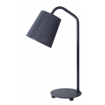 Настольная лампа Topdecor Flamingo T1 12 02, 1xE14x60W, черный, металл, текстиль