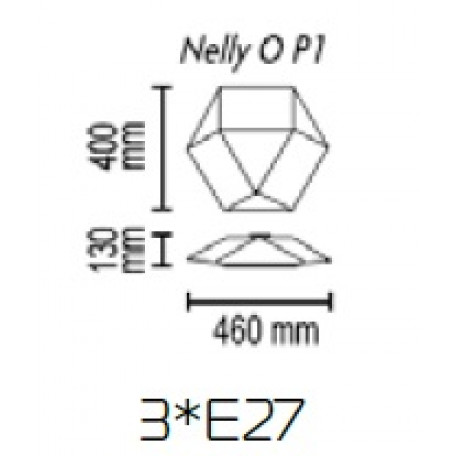 Схема с размерами Topdecor Nelly O P1 01