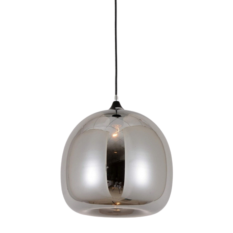 Подвесной светильник Lumina Deco Cesio LDP 6812 GY, 1xE27x40W, черный, дымчатый, металл, стекло