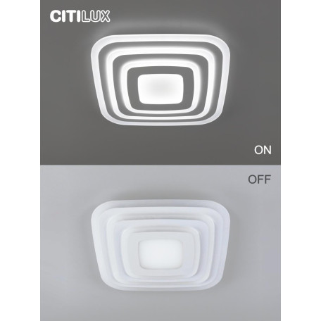 Потолочный светодиодный светильник с пультом ДУ Citilux Триест Смарт CL737A100E, LED 100W 3000-5500K + RGB 7700lm - миниатюра 32