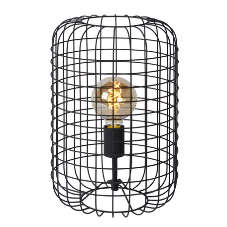 Настольная лампа Lucide Esmee 02505/26/30, 1xE27x60W, черный, металл - миниатюра 1