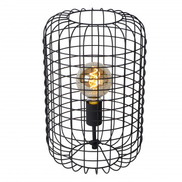 Настольная лампа Lucide Esmee 02505/26/30, 1xE27x60W, черный, металл - миниатюра 5