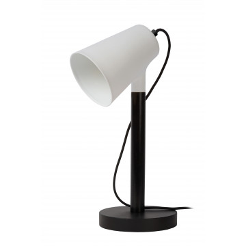 Настольная лампа Lucide Bryton 13528/01/30, 1xE14x25W, черный, белый, бетон, керамика - миниатюра 2