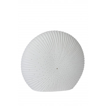 Настольная лампа Lucide Shelly 13527/26/31, 1xE14x25W, белый, керамика - миниатюра 2