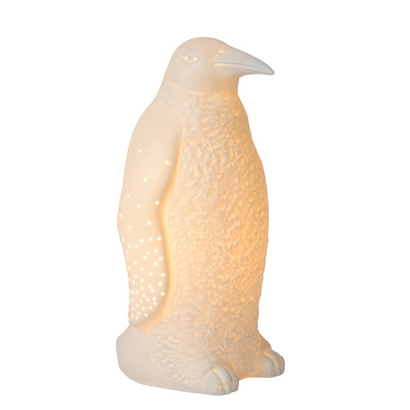 Настольная лампа Lucide Pinguin 13532/01/31, 1xE14x25W, белый, керамика