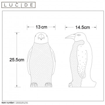 Схема с размерами Lucide 13532/01/31