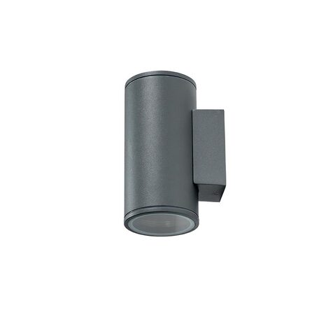 Настенный светильник Azzardo Joe AZ3319, IP54, 2xGU10x35W, серый, металл