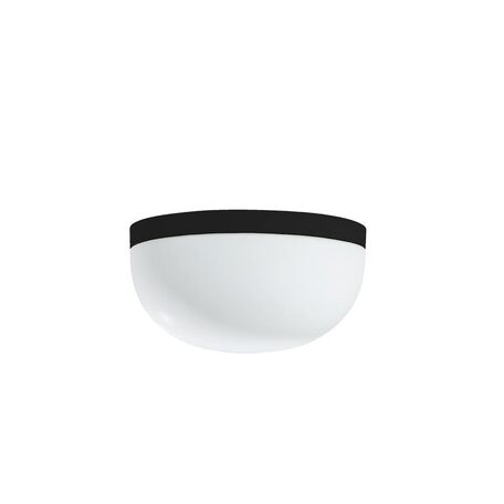 Потолочный светильник Azzardo Kallisto AZ3328, IP44, 2xE27x40W, черный, белый, металл, стекло