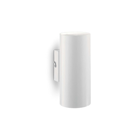 Настенный светильник Ideal Lux HOT AP2 BIANCO 096018, 2xGU10x28W, белый, металл, пластик