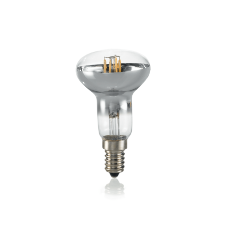 Филаментная светодиодная лампа Ideal Lux LAMPADINA CLASSIC E14 4W SPOT CROMO 3000K 101255 грибок E14 4W (теплый) 240V