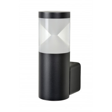 Настенный светодиодный светильник Lucide Teo-LED 14891/05/30, IP54, LED 7W 3000K 630lm, черный, металл, металл с пластиком - миниатюра 2