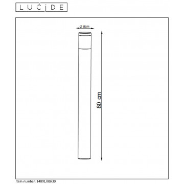 Схема с размерами Lucide 14891/80/30