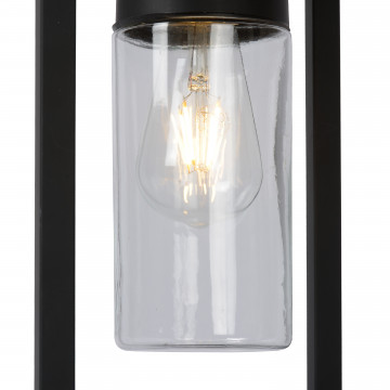 Садовый светильник Lucide Glimmer 14882/01/30, IP44, 1xE27x60W, прозрачный, черный, металл со стеклом - миниатюра 10