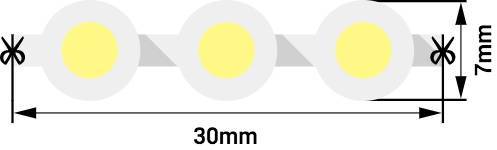 Светодиодная лента SWG DIP-96-12-7.7-R-68 001185 (00000001185) IP68 (пылевлагозащитная) - фото 1