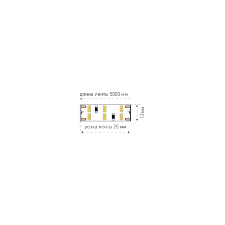 Светодиодная лента SWG4240*2-12-24-WW 001699 (00-00001699) - миниатюра 1