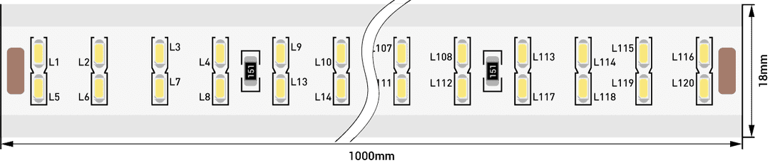 Светодиодная лента SWG LT4240-W-50 001756 (00-00001756) IP68 (пылевлагозащитная) - фото 1