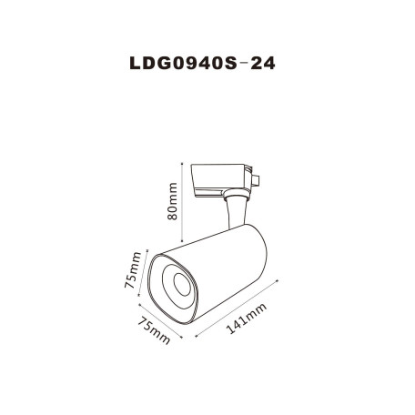 Схема с размерами Arte Lamp A4563PL-1BK