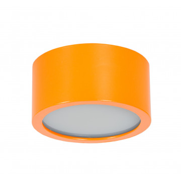 Потолочный светильник Topdecor Tubo IP P1 17, IP44, 1xGX53x50W, оранжевый, металл, пластик - миниатюра 1