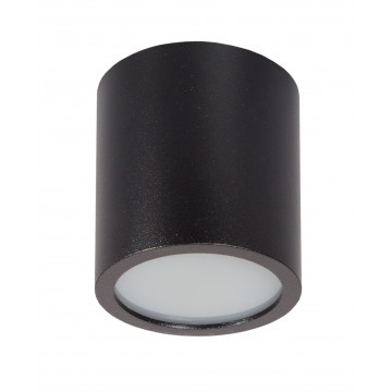Потолочный светильник Topdecor Tubo IP P2 12, IP44, 1xGX53x50W, черный, металл, пластик