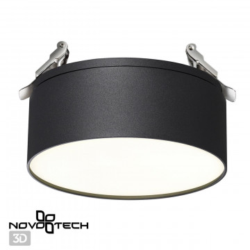 Встраиваемый светодиодный светильник с регулировкой направления света Novotech SPOT 358753, LED 24W 4000K 2100lm - миниатюра 4