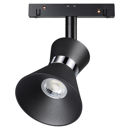 Светодиодный светильник Novotech Shino Flum 358400, LED 10W 4000K 800lm, черный, металл