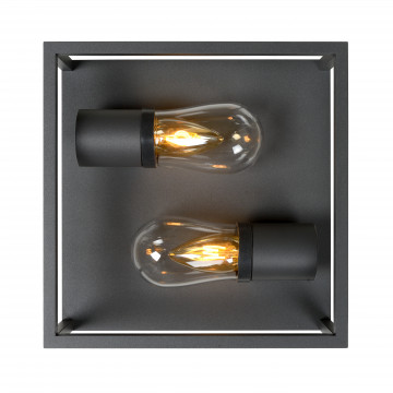 Настенный светильник Lucide Carlyn 27100/02/30, IP54, 2xE14x6W - миниатюра 5