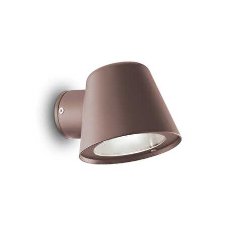 Светильник Ideal Lux GAS AP1 COFFEE 213095, IP43, GU10x28W, коричневый, металл, металл со стеклом - миниатюра 1