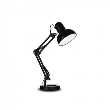 Настольная лампа Ideal Lux KELLY TL1 NERO 108094, 1xE27x42W, черный, металл