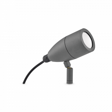 Прожектор с колышком Ideal Lux INSIDE PT1 ANTRACITE 115412, IP54, 1xG9x15W, темно-серый, серый, металл, стекло - миниатюра 2