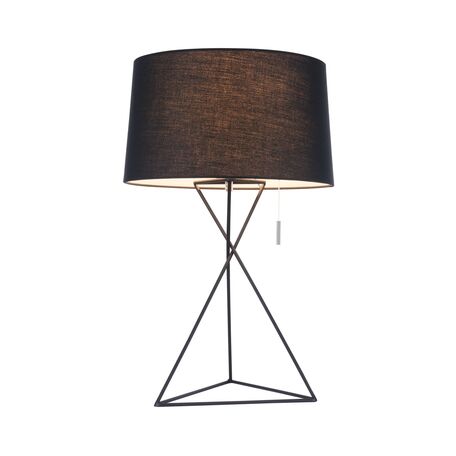 Настольная лампа Maytoni Modern Gaudi MOD183-TL-01-B, 1xE27x60W, черный, металл, текстиль