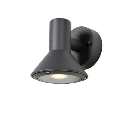 Настенный светильник Lucide Nando-LED 27886/01/30, IP54, 1xGU10x5W, серый, металл - миниатюра 1