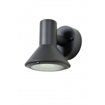 Настенный светильник Lucide Nando-LED 27886/01/30, IP54, 1xGU10x5W, серый, металл - миниатюра 2