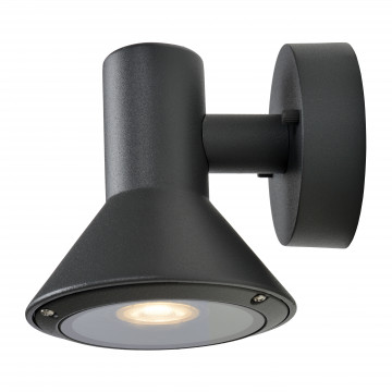 Настенный светильник Lucide Nando-LED 27886/01/30, IP54, 1xGU10x5W, серый, металл - миниатюра 4