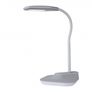 Настольная светодиодная лампа Lucide Aiden-LED 18672/05/36, LED 5W 3000K 400lm CRI80, серый, пластик - миниатюра 5