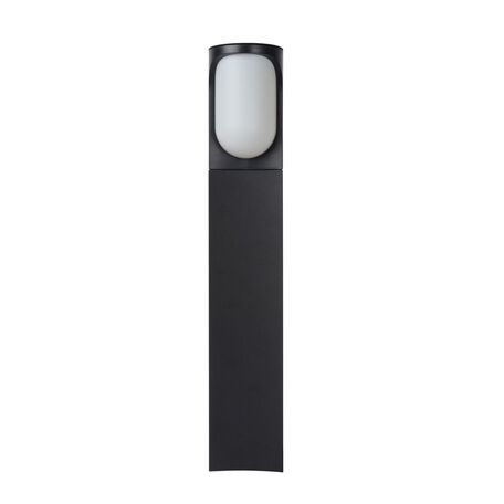 Садово-парковый светодиодный светильник Lucide Lugo 29822/70/30, IP44, LED 8W, 3000K (теплый), черный, белый, металл, стекло - миниатюра 1