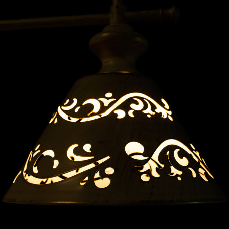 Настольная лампа Arte Lamp Kensington A1511LT-1WG, 1xE14x40W, белый с золотой патиной, белый, металл - миниатюра 3