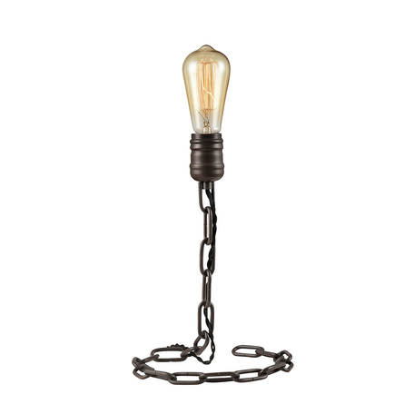 Настольная лампа Toplight Kristen TL1181T-01BK, 1xE27x40W, черный, металл