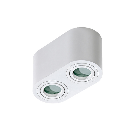 Потолочный светильник Azzardo Brant AZ2816, IP44, 2xGU10x50W, белый, металл