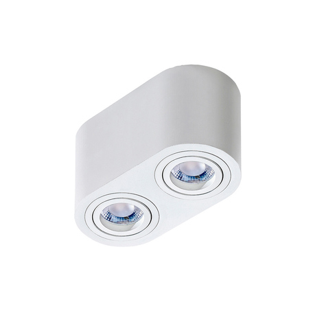 Потолочный светильник Azzardo Brant AZ2820, IP44, 2xGU10x50W, белый, металл
