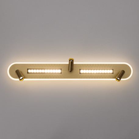 Настенно-потолочный светодиодный светильник с регулировкой направления света Arte Lamp Pisces A2220PL-3GO, LED 105W 4000K 5250lm CRI85 - миниатюра 2