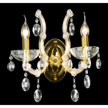 Бра Crystal Lux HOLLYWOOD AP2 GOLD 2011/402, 2xE14x40W - миниатюра 2